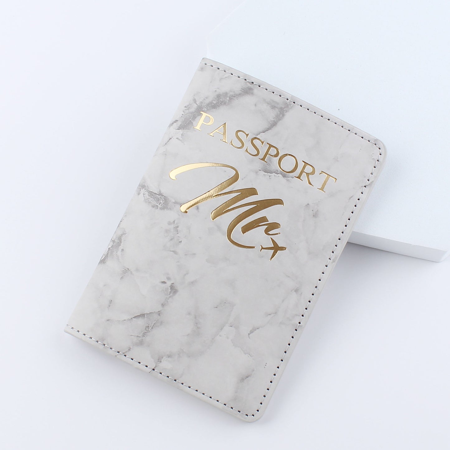 Soft Leather Couple Simple Passport Cover Id Package