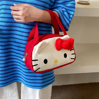 Cat Plush Cute Mobile Doll Birthday Crossbody Bags