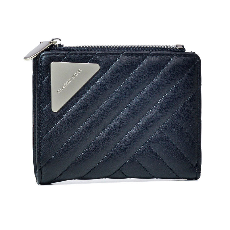 Korean Style Female Solid Color Simple Ladies Wallets