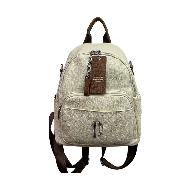 Women's Super Popular High-grade Fashion Cowhide Large Backpacks