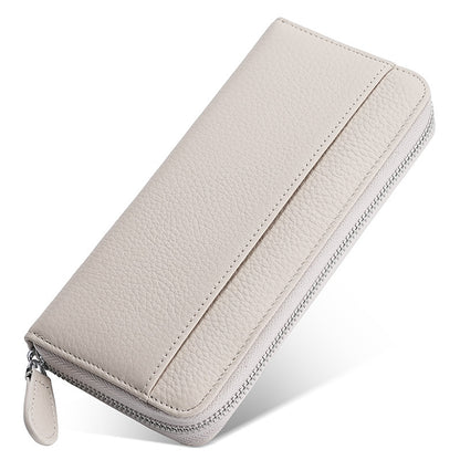 Women's & Men's & Genuine Leather Credit Long Clutch Ladies Wallets