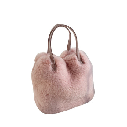 Practical Fashion Faux Fur Rabbit Plush Handbags