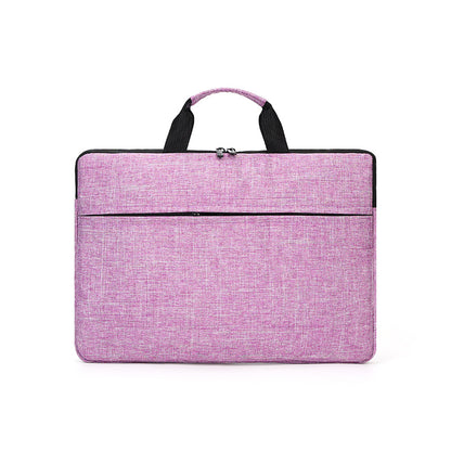 Sacs pour ordinateur portable simples de couleur unie avec housse en tissu Oxford