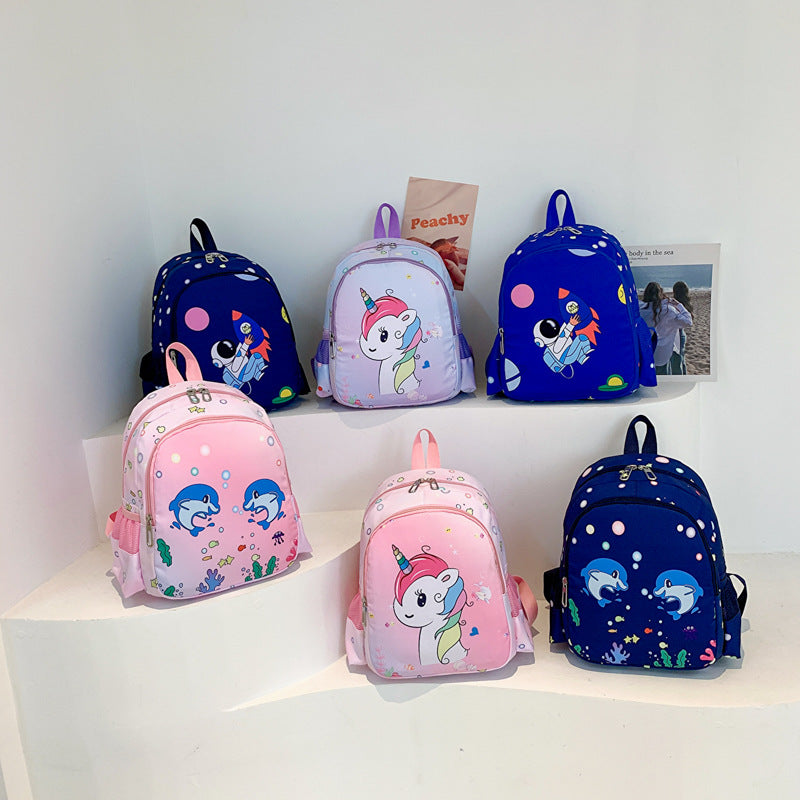 Sacs d'école pour garçons et filles, adorables et charmants, avec motif licorne et dessin animé