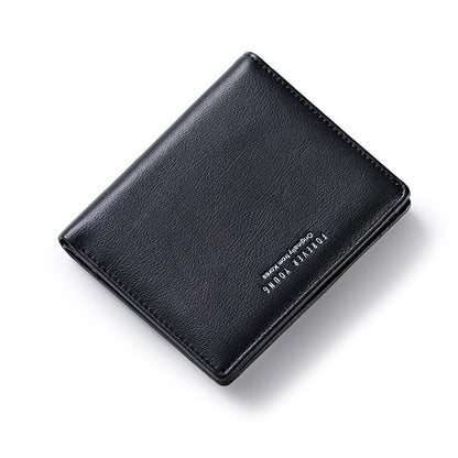 Women's Short Korean Two Fold Minimalist Multiple Ladies Wallets