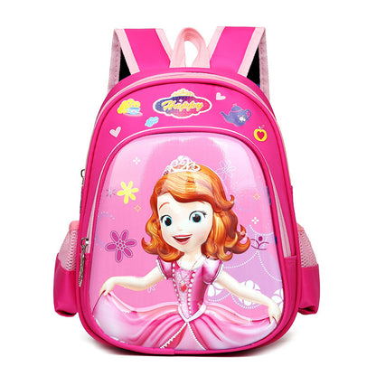 Sacs d'école maternelle à coque rigide pour enfants, motif dessin animé, jolie petite princesse