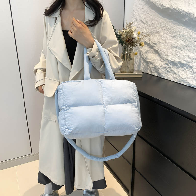 Fashion Cotton Filling Large Capacity Female Trendy Spring Simple Crossbody Bags