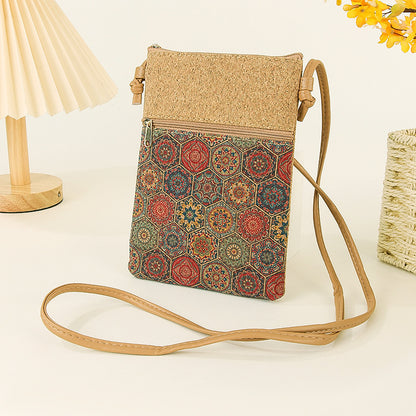 Women's Fashionable Bohemian Mobile Strap Adjustable Crossbody Bags