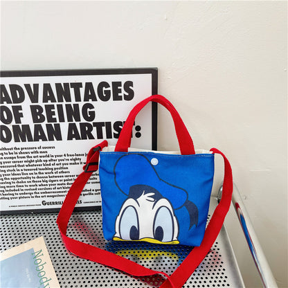 Children's Canvas Cartoon Cute Fashion Boys Children's Shoulder Bags