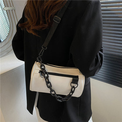 Women's & Men's & Trendy Street Fashion Cylinder Too Crossbody Bags