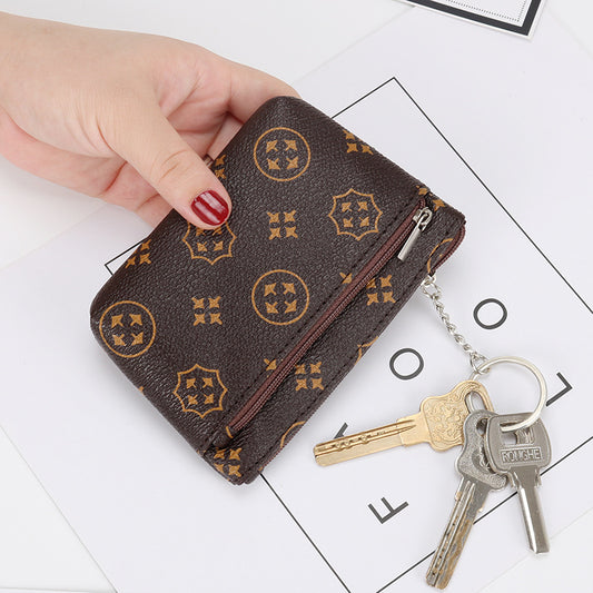 Women's Zipper Business Mini Short Small Coin Purses