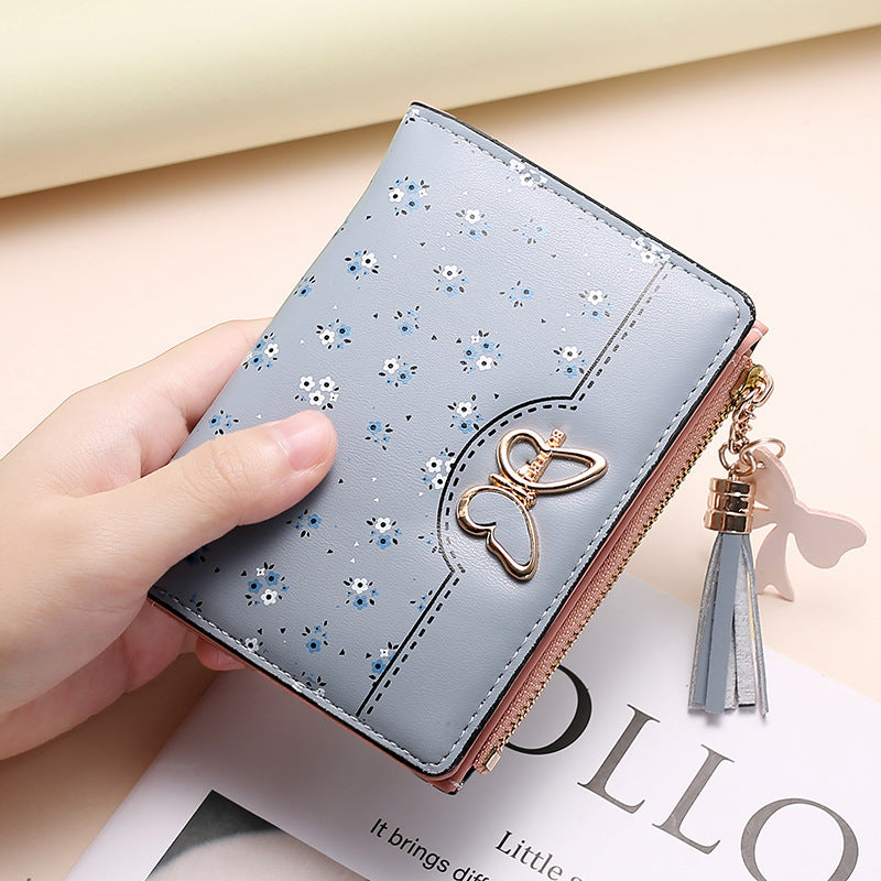 Women's Short Small Fashion Hasp Zipper For Ladies Wallets