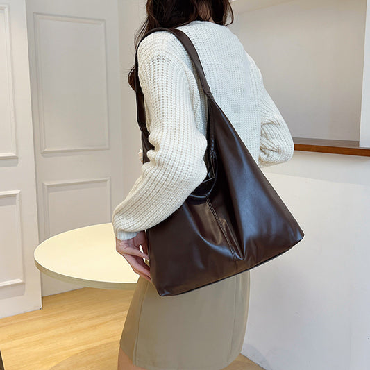 Large Capacity Female Spring Trend Solid Shoulder Bags