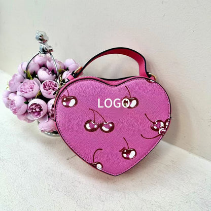 Women's Autumn Cartoon Cute Heart Shape Trendy Crossbody Bags