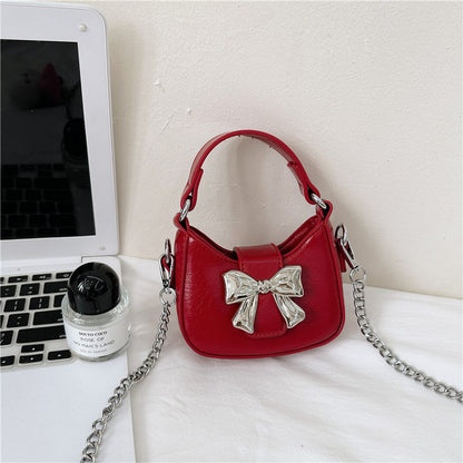 Women's Style Popular Bow Mini Hand Holding Children's Shoulder Bags