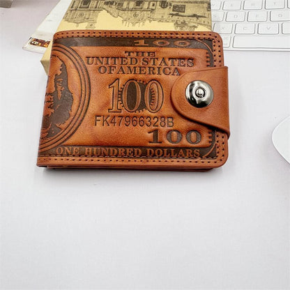 Men's New Slouchy Beautiful Trendy Short Men's Wallets