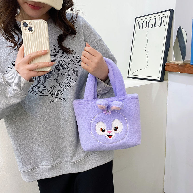 Cute Plush Cartoon Furry Small Crane Children's Coin Purse