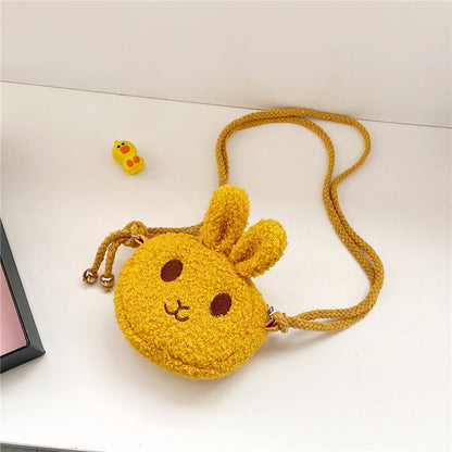 Children's Small Fashion Princess Accessory Cute Plush Children's Shoulder Bags