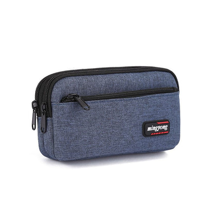 Mini sac à dos horizontal vertical en tissu Oxford pour hommes avec sacs banane pour hommes