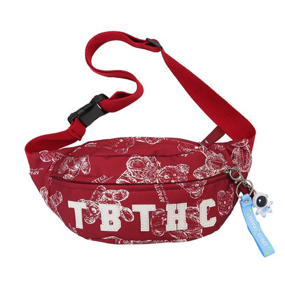 Women's & Men's & Korean Bear Iti Trendy Couple Waist Packs