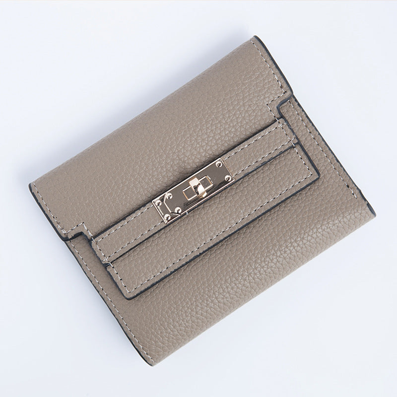 Women's Large Capacity Korean Style Solid Color Ladies Wallets