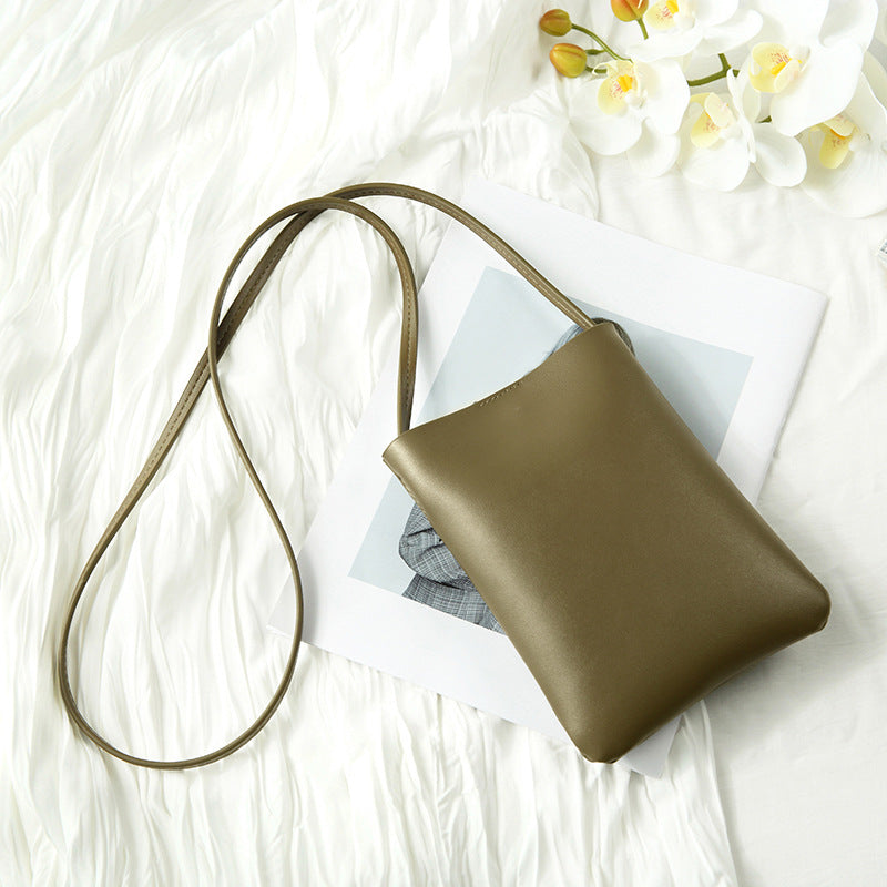 Women's Vertical Mobile Fashionable Simple Soft Phone Bags