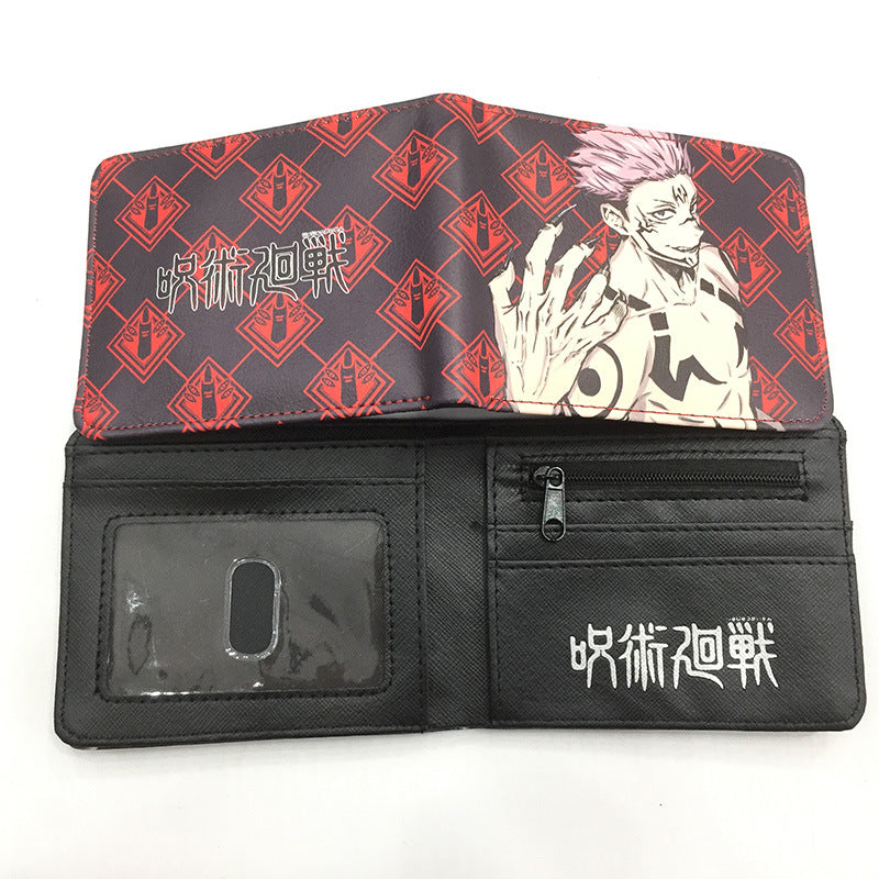 Stick Five Wu Leather Printed Spell Back Ladies Wallets