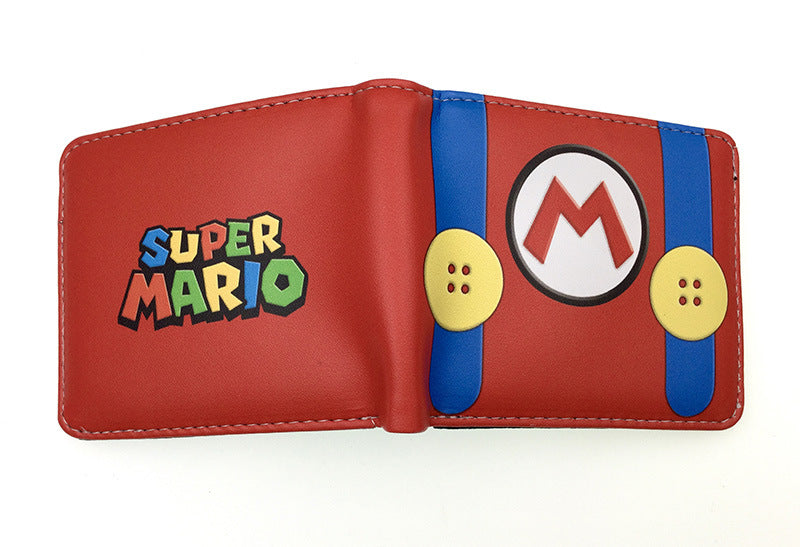 Super Mary Short Mario Unisex Leather Ladies Wallets