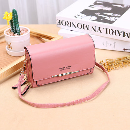 Women's Popular Stylish Korean Mid-length Clutch Ladies Wallets