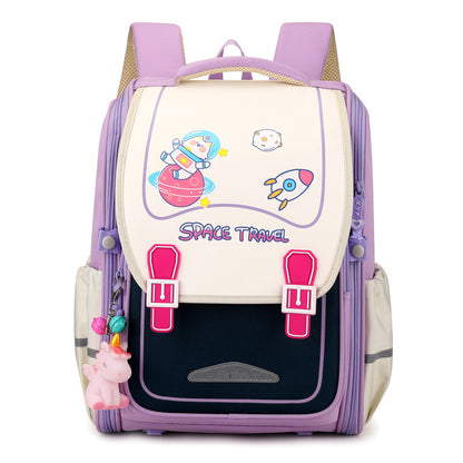 Children's Korean Cartoon For Primary One-piece Boys Elementary School Students' Schoolbags