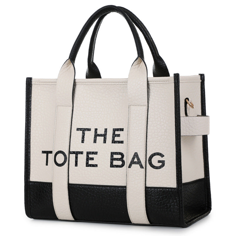 Two Colors Letter Trendy Portable Fashion Shoulder Bags