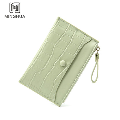 Summer Leather Pattern Solid Color Simple Ladies Wallets