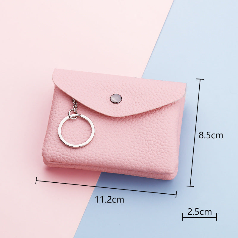 Women's Simple Pocket Small Mini Zipper Purses