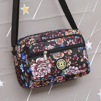 Women's Style Oxford Flower Cloth Stall Running Crossbody Bags