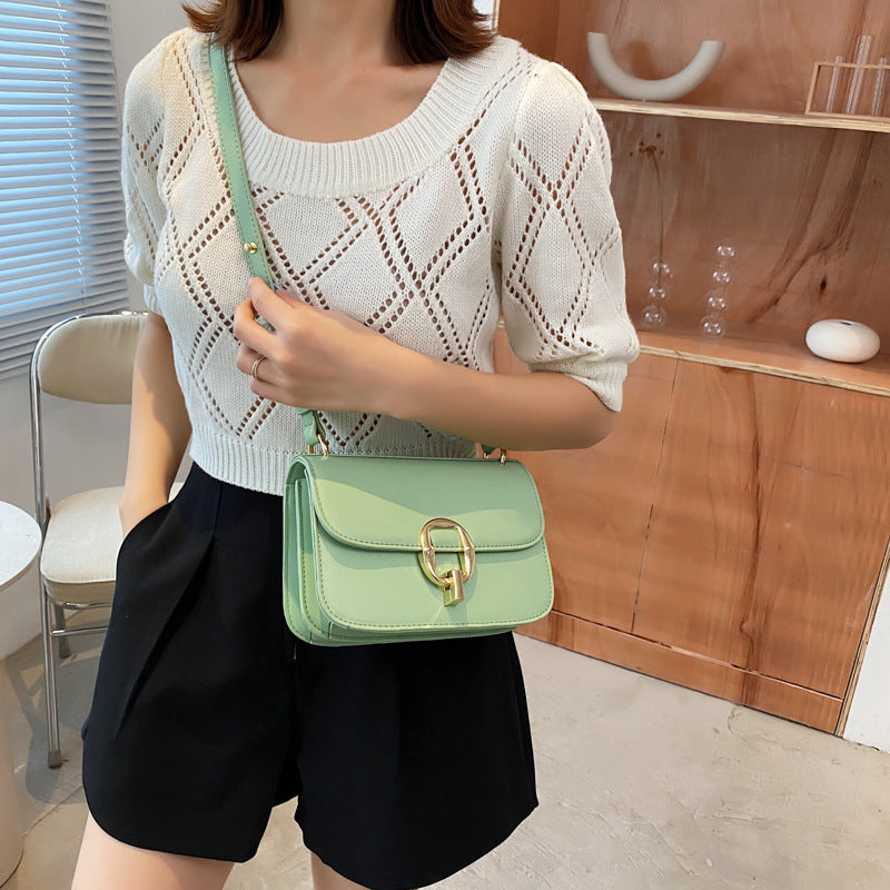 Women's Small Fashionable Stylish Good Texture Square Crossbody Bags