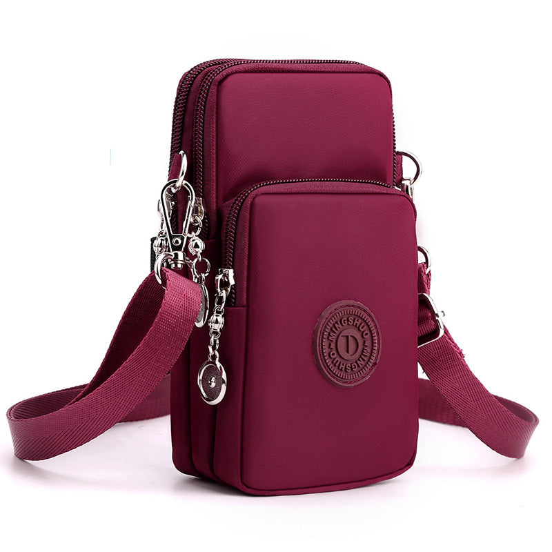 Mobile Female Oxford Cloth Vertical Mini Phone Bags