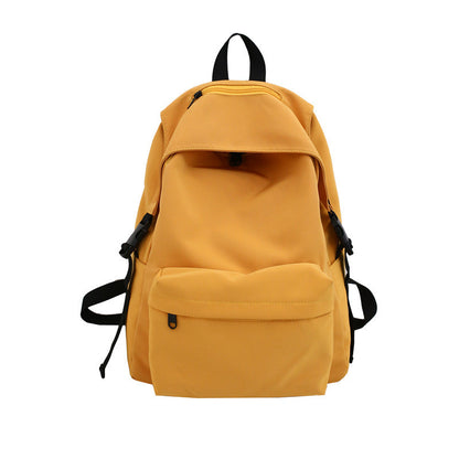 Women's Solid Color Fashion Nylon Female Korean Backpacks