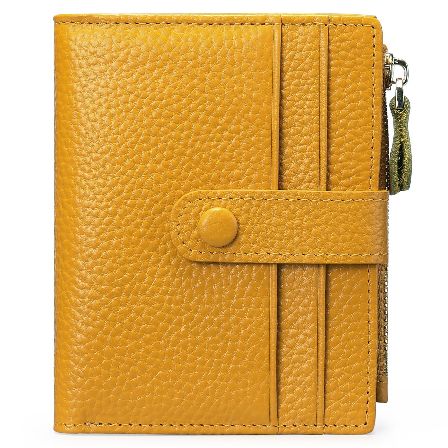 Women's Short Leather Large Capacity Multifunctional Zipper Ladies Wallets