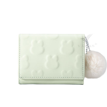 Rabbit Fresh Sweet Beautiful Niche Mori Ladies Wallets