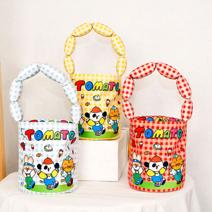 Versatile Illustration Cute Bucket Outing Mummy Handbags