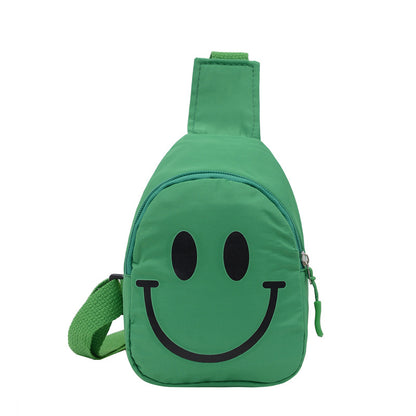 Children's Cute Pockets Korean Smiley Trendy Fashion Purses