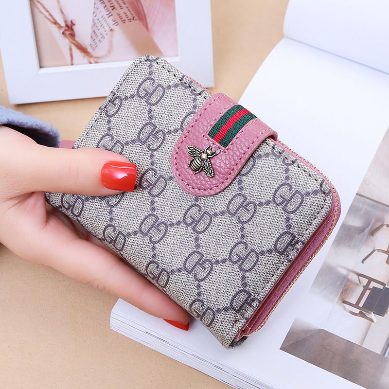 Women's Vintage Short Zipper Simple Cute Ladies Wallets