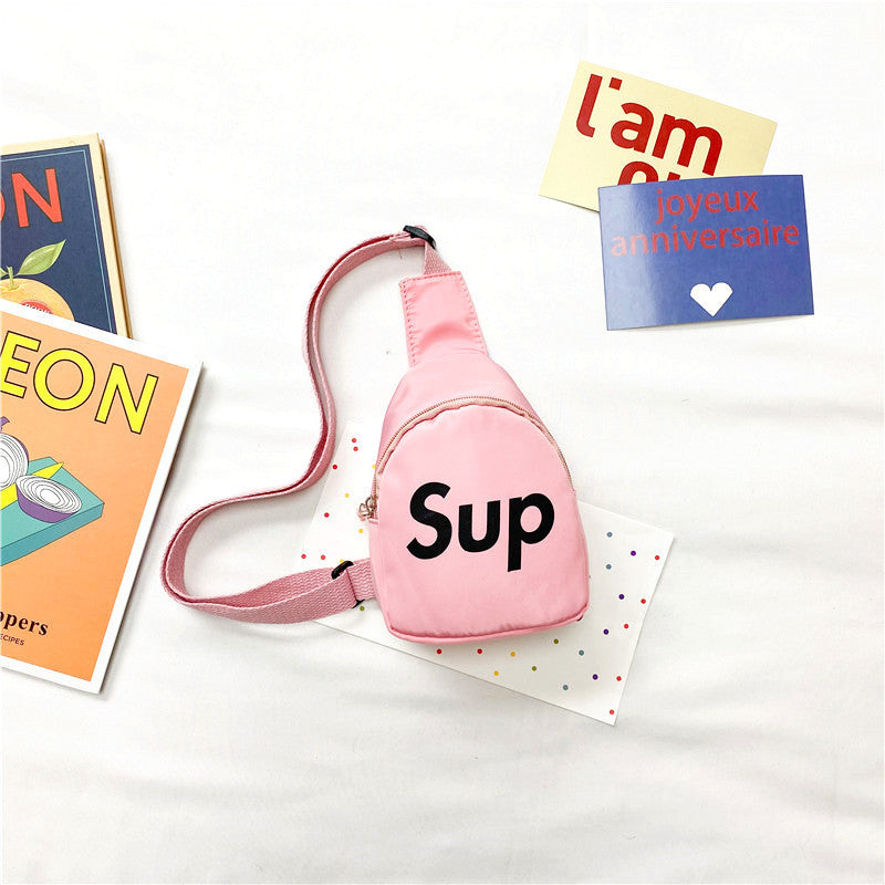 Children's Summer Fashion Trendy Letters Boys Children's Shoulder Bags