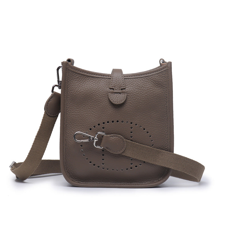 Women's Calfskin Mini Fashion Unique Hollow For Crossbody Bags