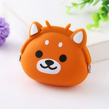 Animal Cartoon Clip Silicone Elderly Cute Coin Purses