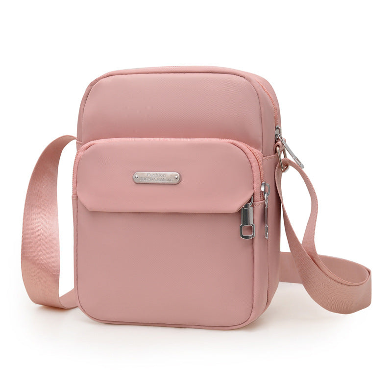 Women's Solid Color Multilayer Fashion Waterproof Multifunctional Backpacks