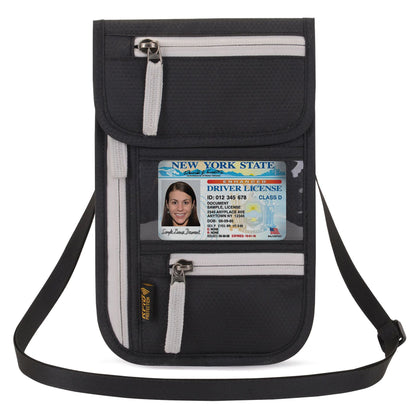 Abroad Document Waterproof Polo Neck Ticket Id Package