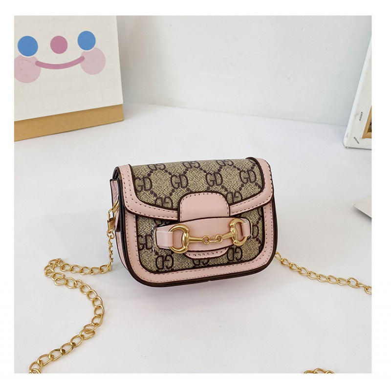 Women's & Children's Luxury Small High Sense Fashionable Princess Children's Shoulder Bags