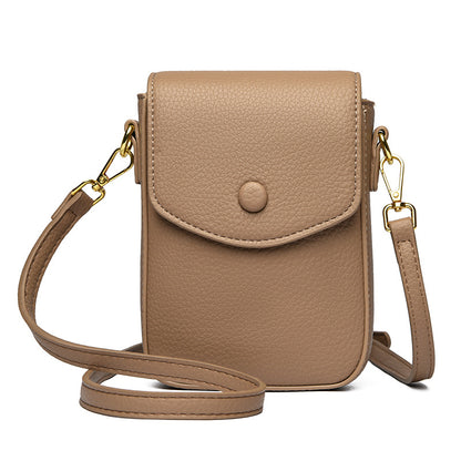 Women's Soft Leather Mobile Minority Mini Phone Bags