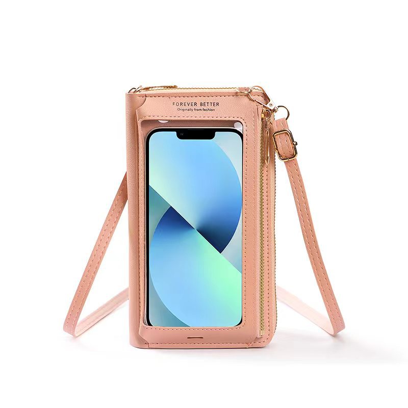 Women's Touch Screen Multifunctional Transparent Mini Mobile Phone Bags